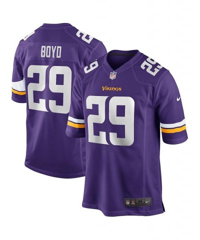 Men's Kris Boyd Purple Minnesota Vikings Game Jersey $44.80 Jersey