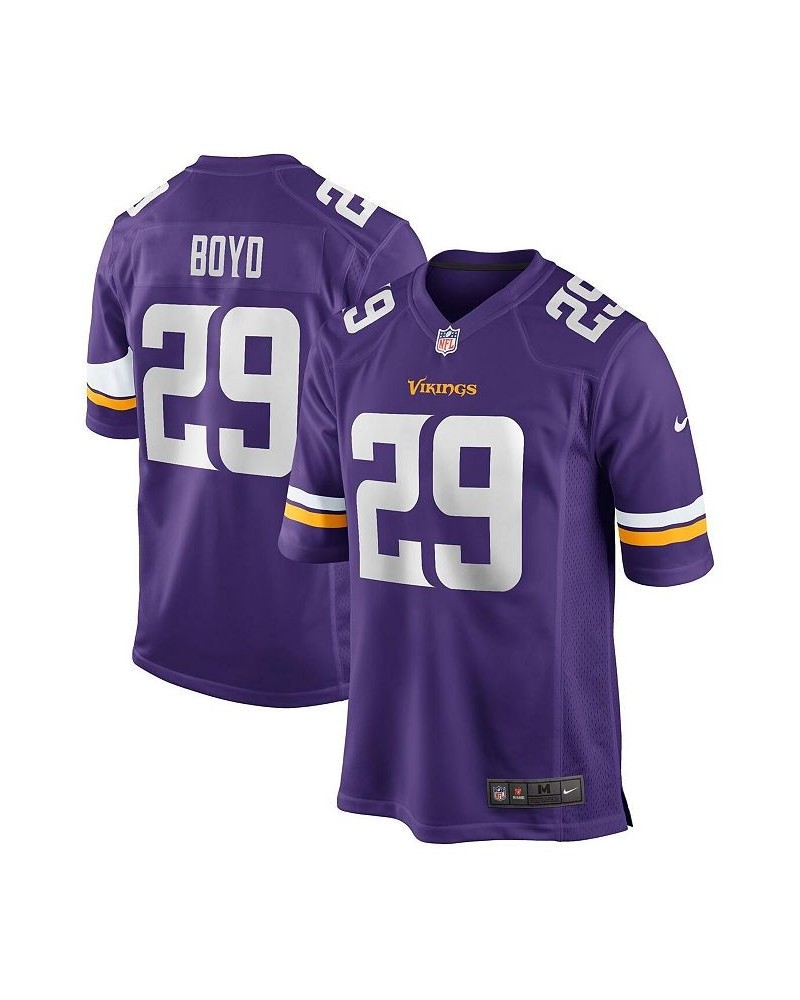 Men's Kris Boyd Purple Minnesota Vikings Game Jersey $44.80 Jersey