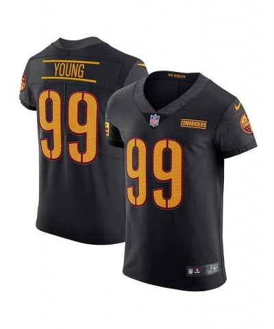 Men's Chase Young Black Washington Commanders Alternate Vapor Elite Jersey $131.10 Jersey