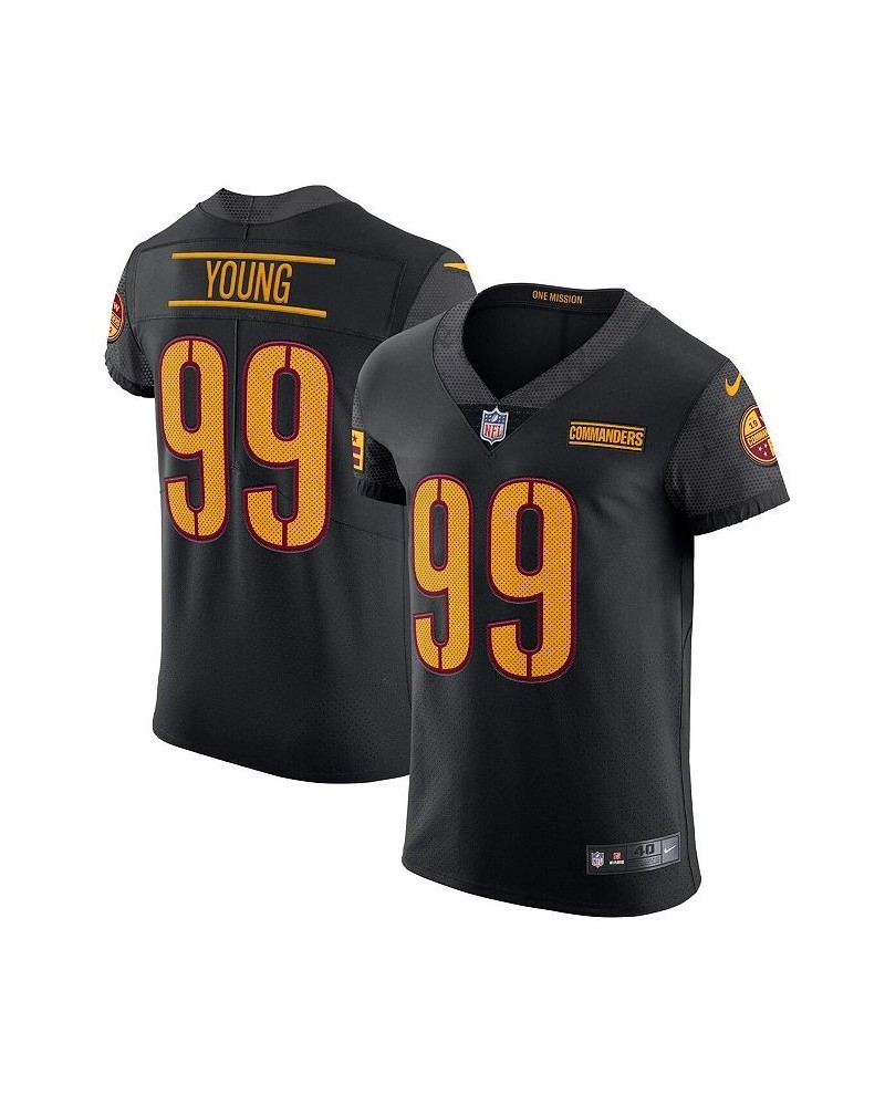 Men's Chase Young Black Washington Commanders Alternate Vapor Elite Jersey $131.10 Jersey