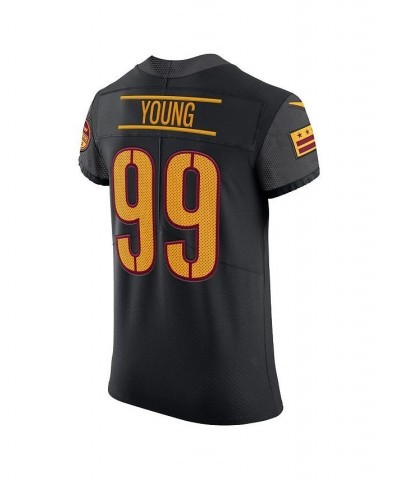 Men's Chase Young Black Washington Commanders Alternate Vapor Elite Jersey $131.10 Jersey