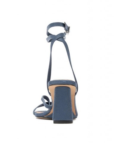 Women's Hayleigh Wedge Sandal Blue $35.75 Shoes