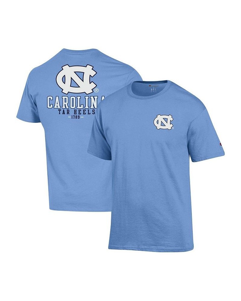 Men's Carolina Blue North Carolina Tar Heels Stack 2-Hit T-shirt $26.54 T-Shirts