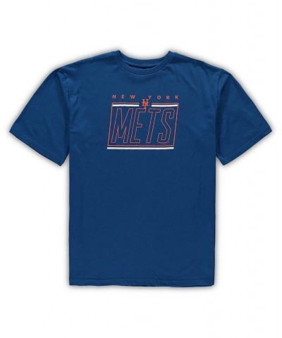 Men's Royal, Heathered Charcoal New York Mets Big and Tall T-shirt and Shorts Sleep Set $36.80 Pajama