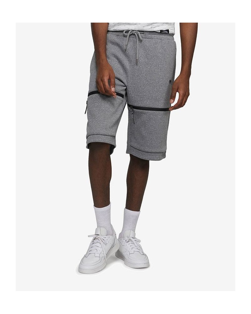 Men's Front Loaded Cargo Fleece Shorts Gray $29.00 Shorts