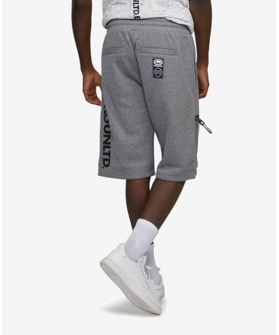 Men's Front Loaded Cargo Fleece Shorts Gray $29.00 Shorts