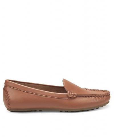 Women's Over Drive Driving Style Loafers Tan/Beige $44.69 Shoes