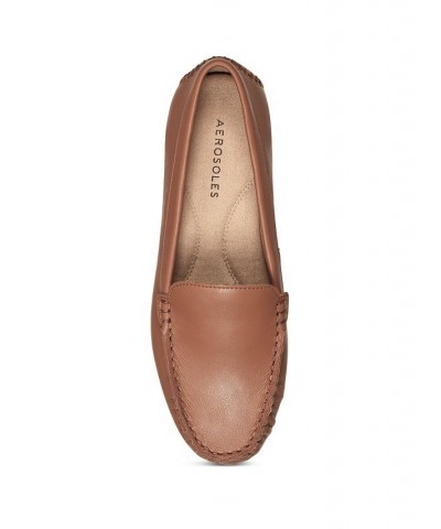 Women's Over Drive Driving Style Loafers Tan/Beige $44.69 Shoes