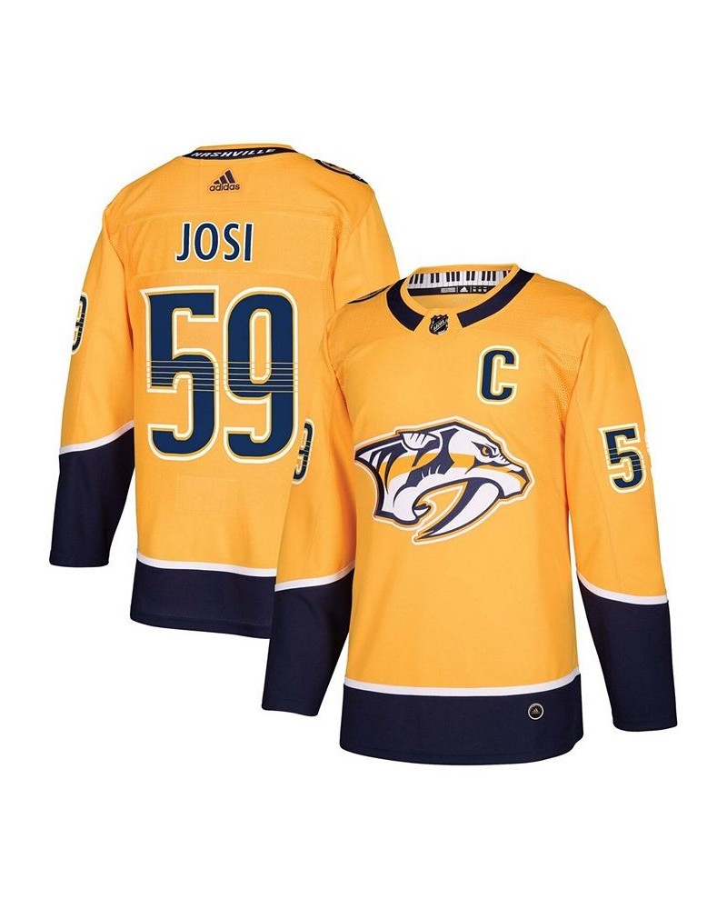 Men's Roman Josi Gold Nashville Predators Home Authentic Player Jersey $69.42 Jersey