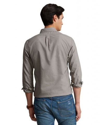 Men's Garment-Dyed Oxford Shirt Perfect Grey $63.45 Shirts