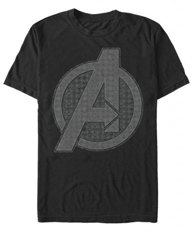 Marvel Men's Avengers Endgame Grayscale Icons Logo, Short Sleeve T-shirt Black $16.80 T-Shirts