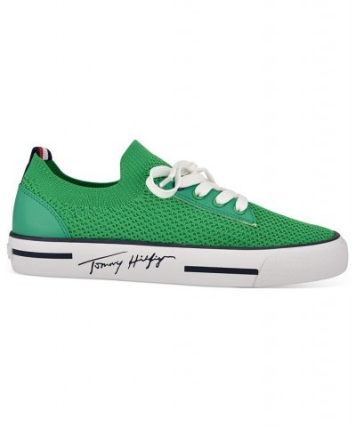 Women's Gessie Stretch Knit Sneakers Green $38.25 Shoes