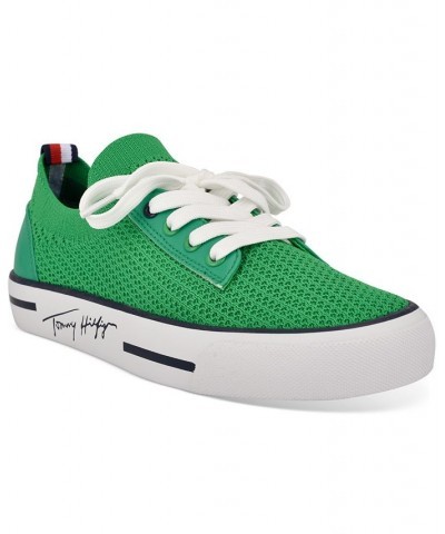 Women's Gessie Stretch Knit Sneakers Green $38.25 Shoes