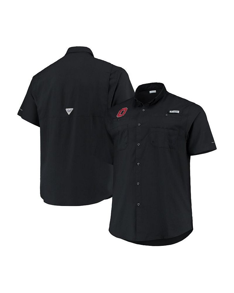 Men's Black Ohio State Buckeyes Big and Tall Tamiami Omni-Shade Button-Down Shirt $35.25 Shirts