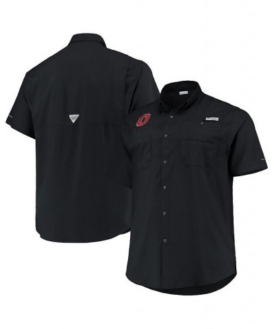 Men's Black Ohio State Buckeyes Big and Tall Tamiami Omni-Shade Button-Down Shirt $35.25 Shirts