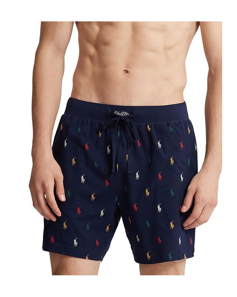 Men's Allover Pony Sleep Shorts PD03 $25.30 Pajama