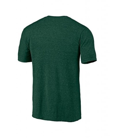 Men's Branded Heathered Green Oakland Athletics Bringin' The Swingin' Hometown Collection Tri-Blend T-shirt $21.59 T-Shirts