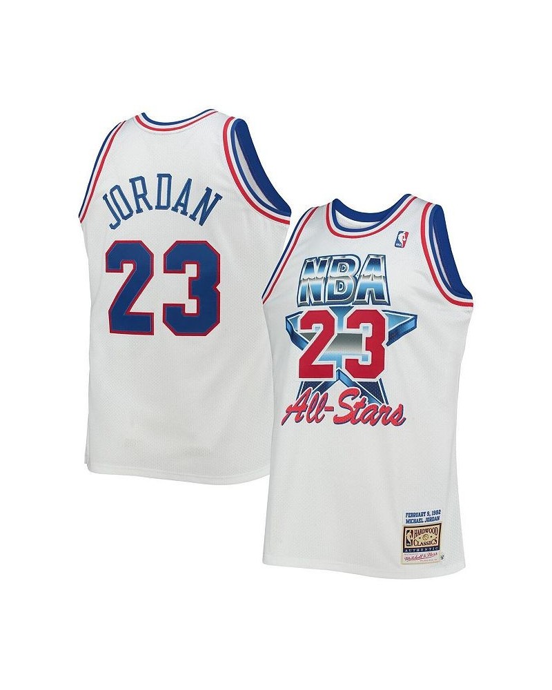 Men's Michael Jordan White Eastern Conference Hardwood Classics 1992 NBA All-Star Game Authentic Jersey $101.05 Jersey