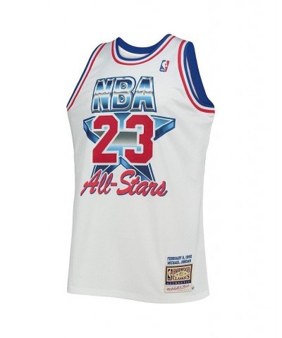 Men's Michael Jordan White Eastern Conference Hardwood Classics 1992 NBA All-Star Game Authentic Jersey $101.05 Jersey