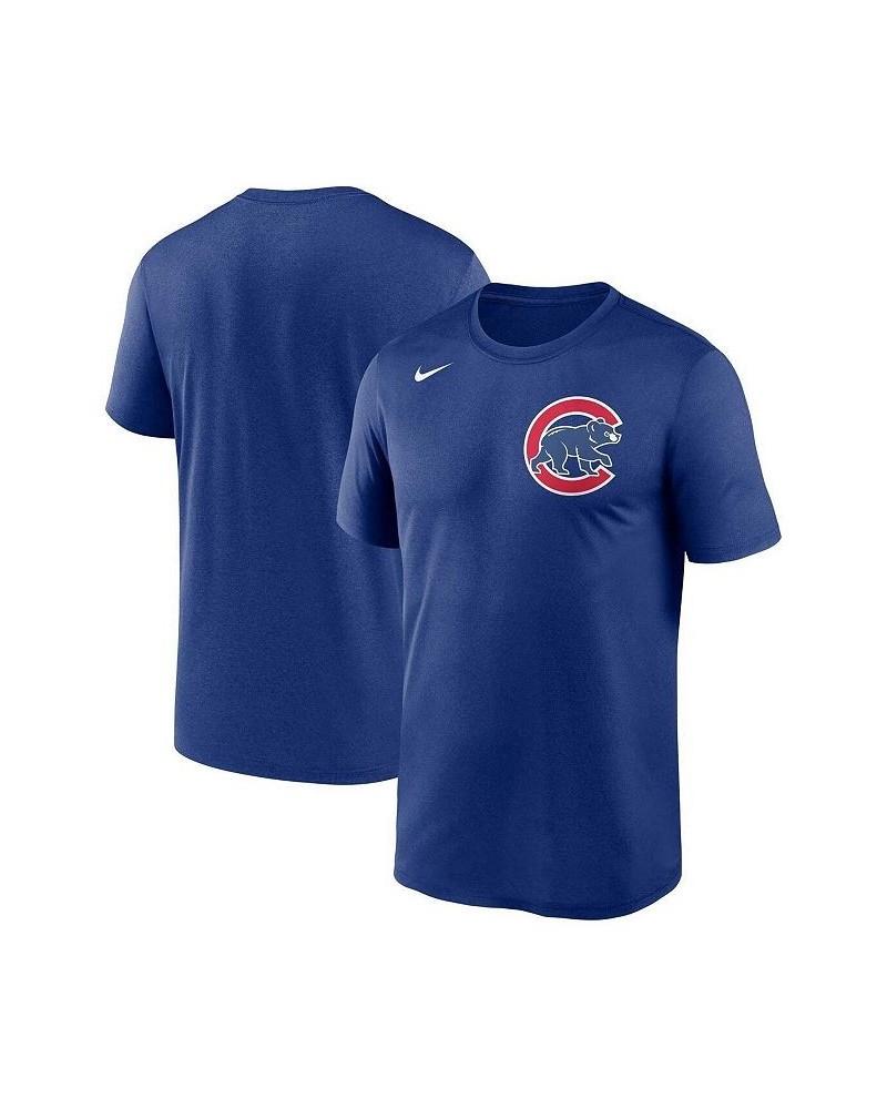 Men's Royal Chicago Cubs Wordmark Legend Performance Big and Tall T-shirt $26.49 T-Shirts