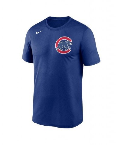 Men's Royal Chicago Cubs Wordmark Legend Performance Big and Tall T-shirt $26.49 T-Shirts