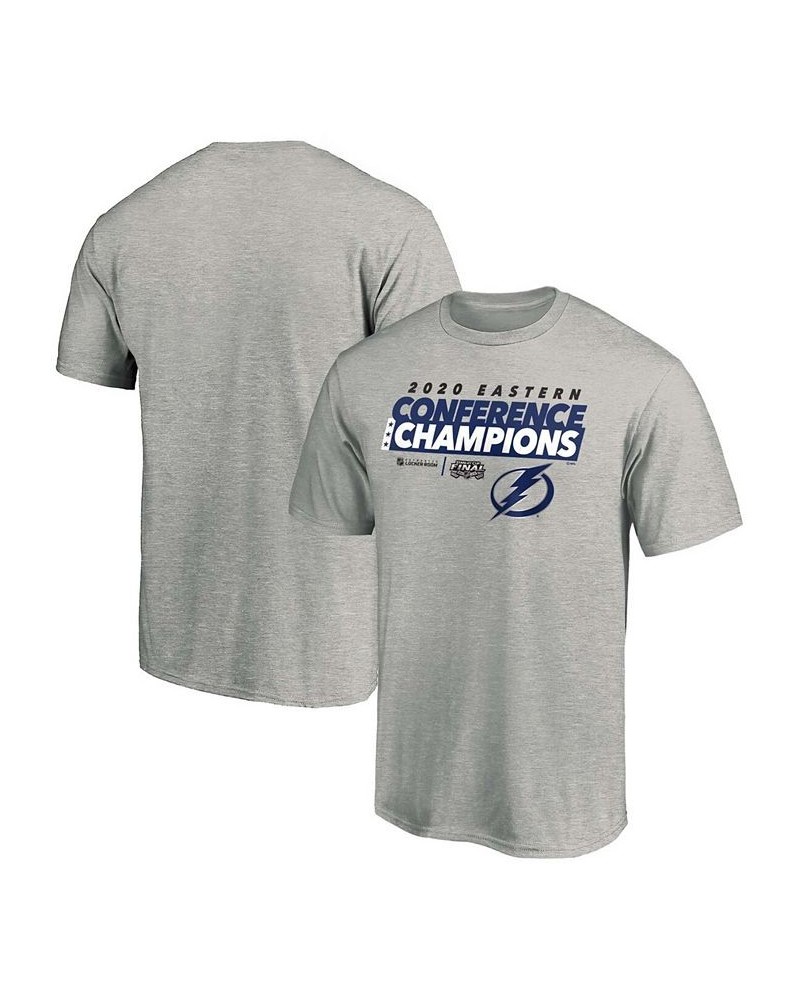 Men's Gray Tampa Bay Lightning 2020 Eastern Conference Champions Locker Room Taped Up T-shirt $17.59 T-Shirts