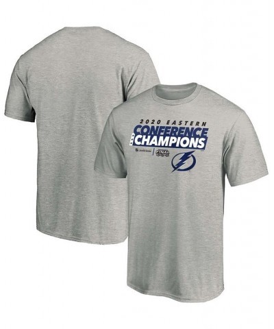 Men's Gray Tampa Bay Lightning 2020 Eastern Conference Champions Locker Room Taped Up T-shirt $17.59 T-Shirts