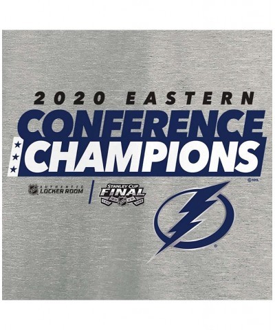 Men's Gray Tampa Bay Lightning 2020 Eastern Conference Champions Locker Room Taped Up T-shirt $17.59 T-Shirts