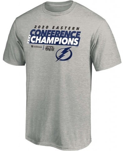 Men's Gray Tampa Bay Lightning 2020 Eastern Conference Champions Locker Room Taped Up T-shirt $17.59 T-Shirts