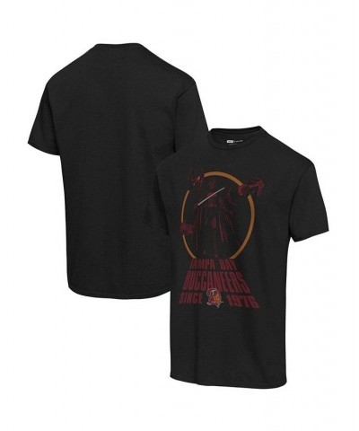 Men's Black Tampa Bay Buccaneers Disney Star Wars Empire Title Crawl T-shirt $18.00 T-Shirts