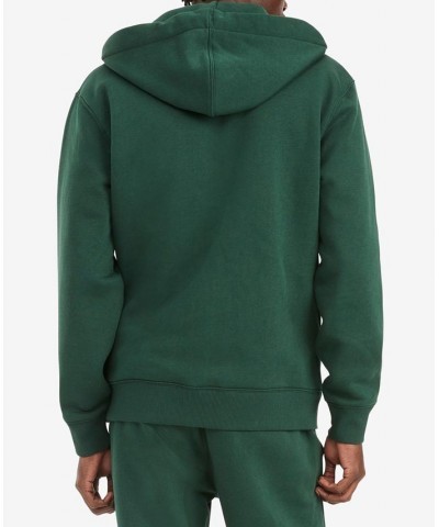 Men's New Essentials Full Zip Hoodie Green $35.55 Sweatshirt