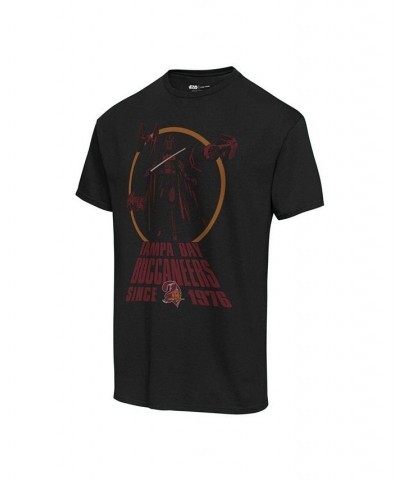 Men's Black Tampa Bay Buccaneers Disney Star Wars Empire Title Crawl T-shirt $18.00 T-Shirts