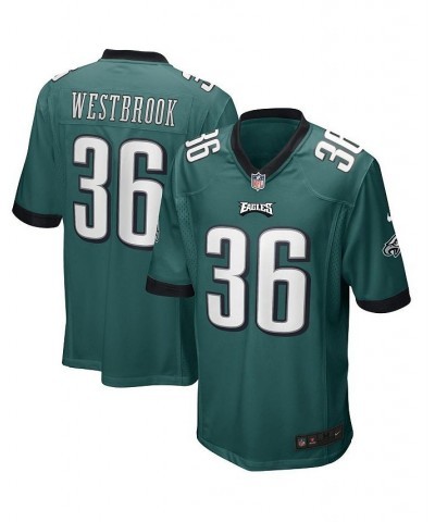 Men's Brian Westbrook Midnight Green Philadelphia Eagles Game Retired Player Jersey $43.40 Jersey