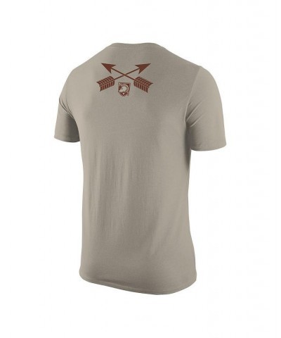 Men's Natural Army Black Knights Rivalry Flag 2-Hit Performance T-shirt $18.35 T-Shirts