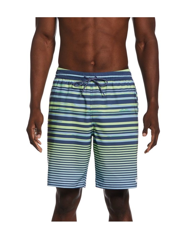 Men's Fade Stripe Breaker 9" Swim Trunks PD03 $31.11 Swimsuits