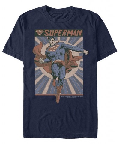 DC Men's Superman Classic Comic Poster Short Sleeve T-Shirt $18.89 T-Shirts