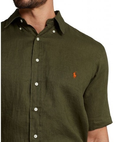 Men's Big & Tall Lightweight Linen Shirt PD04 $40.50 Shirts