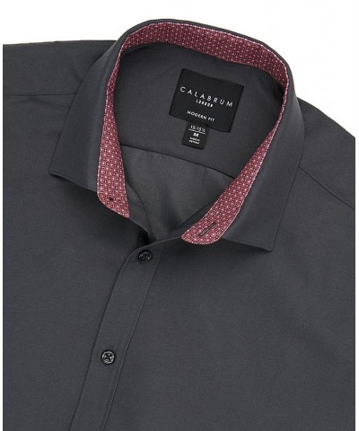 Men's Regular Fit Performance Solid Wrinkle Free Dress Shirt PD09 $13.92 Dress Shirts