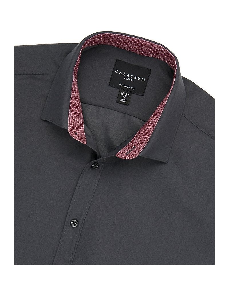 Men's Regular Fit Performance Solid Wrinkle Free Dress Shirt PD09 $13.92 Dress Shirts