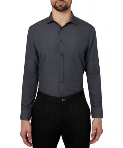 Men's Regular Fit Performance Solid Wrinkle Free Dress Shirt PD09 $13.92 Dress Shirts