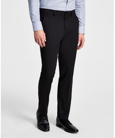 Men's Techni-Cole Suit Separate Slim-Fit Pants Black $25.88 Suits