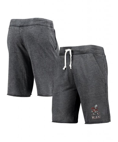 Men's Heathered Black Miami Hurricanes Victory Lounge Shorts $35.69 Shorts