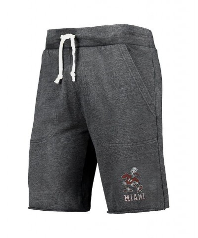 Men's Heathered Black Miami Hurricanes Victory Lounge Shorts $35.69 Shorts