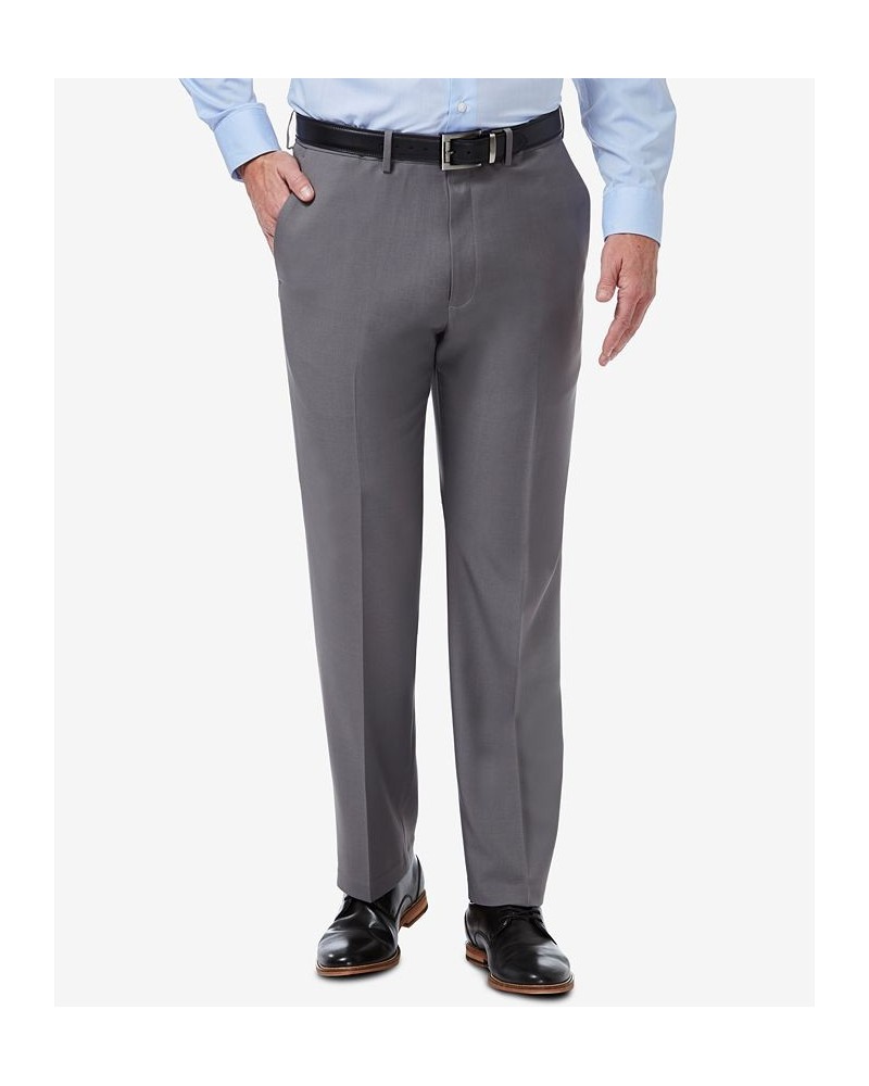 Men's Premium Comfort Stretch Classic-Fit Solid Flat Front Dress Pants PD04 $25.30 Pants