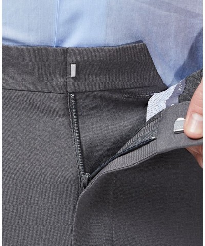 Men's Premium Comfort Stretch Classic-Fit Solid Flat Front Dress Pants PD04 $25.30 Pants