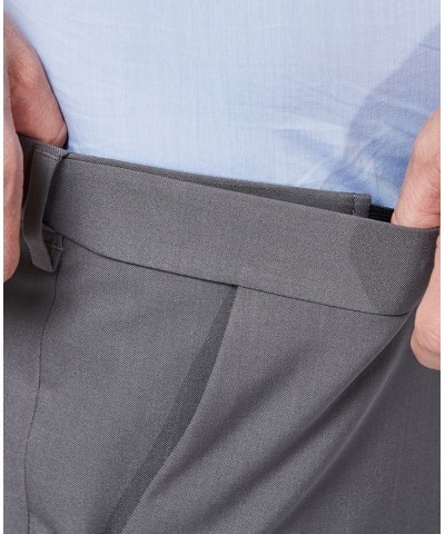 Men's Premium Comfort Stretch Classic-Fit Solid Flat Front Dress Pants PD04 $25.30 Pants