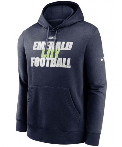 Men's College Navy Seattle Seahawks Fan Gear Local Club Pullover Hoodie $25.42 Sweatshirt