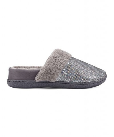 Women's Siesta Slip-On Arch Support Slippers Gray $21.45 Shoes