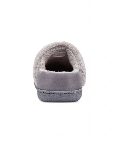 Women's Siesta Slip-On Arch Support Slippers Gray $21.45 Shoes