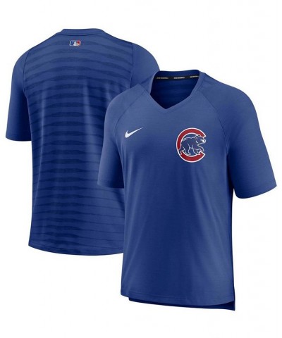 Men's Royal Chicago Cubs Authentic Collection Pregame Performance V-Neck T-shirt $46.79 T-Shirts